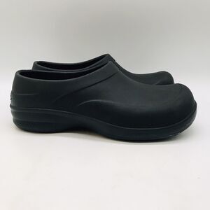 Tredsafe Pepper Deluxe Water Slip Resistant Shoe Unisex M6 - W7 Black Work Clogs